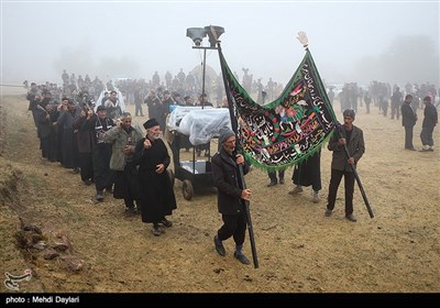 عزاداری روز عاشورا در روستای بهل اهر