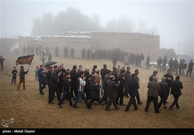 عزاداری روز عاشورا در روستای بهل اهر