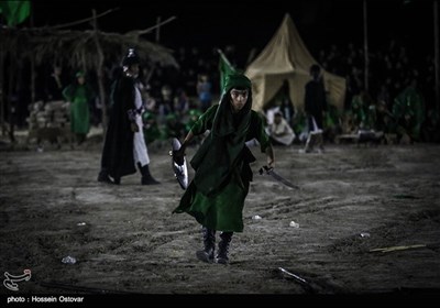 بزرگترین تعزیه میدانی استان بوشهر در روستای نظرآقا