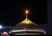 مراسم شب شهادت حضرت امام سجاد(ع) در حرم مطهر رضوی برگزار شد
