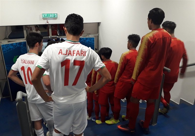فوتبال زیر 16 سال قهرمانی آسیا| شکست ایران مقابل اندونزی در نیمه اول