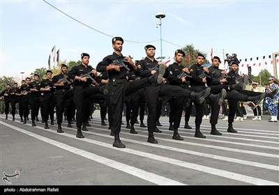 مراسم رژه نیروهای مسلح در همدان 