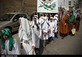 طنین نوای یا حسین و حرکت نمادین طایفه بنیاسد در همدان