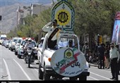 نمایش اقتدار و وحدت نیروهای مسلح استان خراسان جنوبی به روایت تصویر