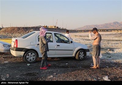 دریاچه ارومیه در آخرین روزهای تابستان 