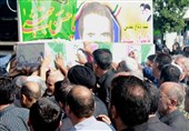"شهید علی نصرتی" در علیآبادکتول آرام گرفت +تصاویر