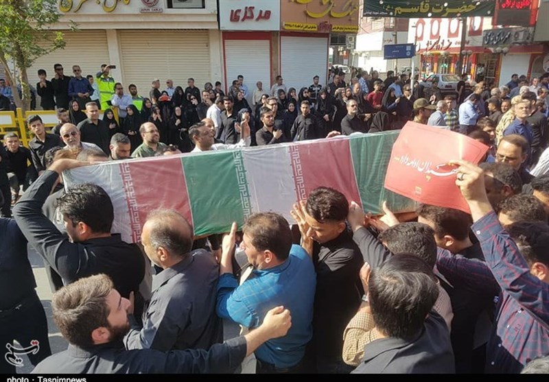 جزئیات تشییع پیکر مطهر دو شهید مسجدسلیمانی در حادثه تروریستی اهواز