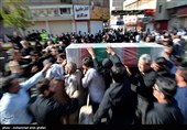 خوزستان|مردم هفتگل با 3 تن از شهدای حادثه تروریستی اهواز وداع کردند