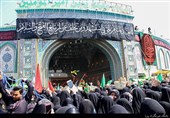 گزارش خبرنگار اعزامی به کربلا | پیمایش کاروان عظیم بانوان بنی‌اسد بسوی حرم امام حسین(ع) + تصاویر