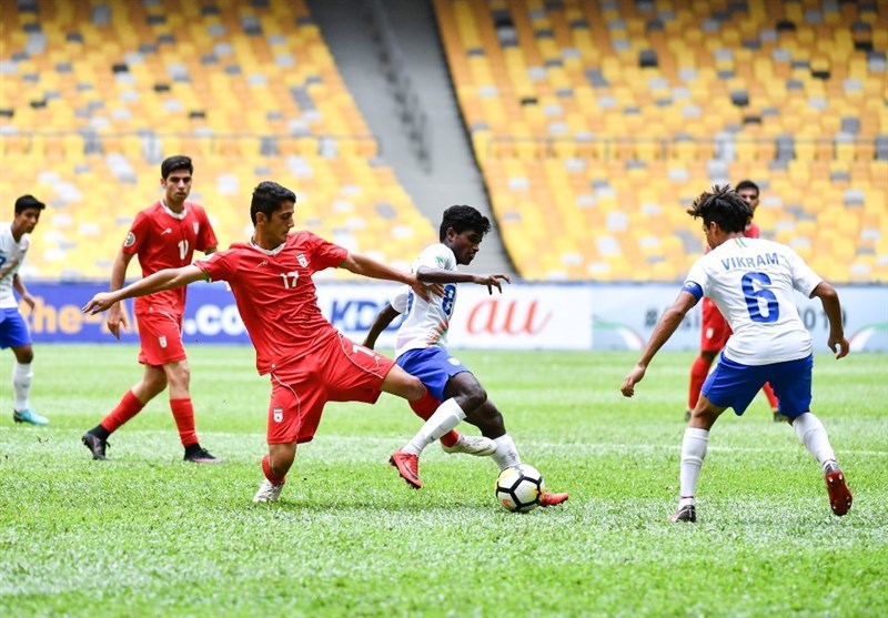 فوتبال زیر 16 سال قهرمانی آسیا| برتری پرگل ایران برابر ویتنام در نیمه نخست
