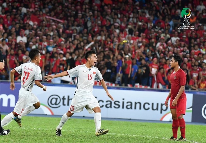 فوتبال زیر 16 سال قهرمانی آسیا|تساوی اندونزی و ویتنام با تداوم قعرنشینی ایران