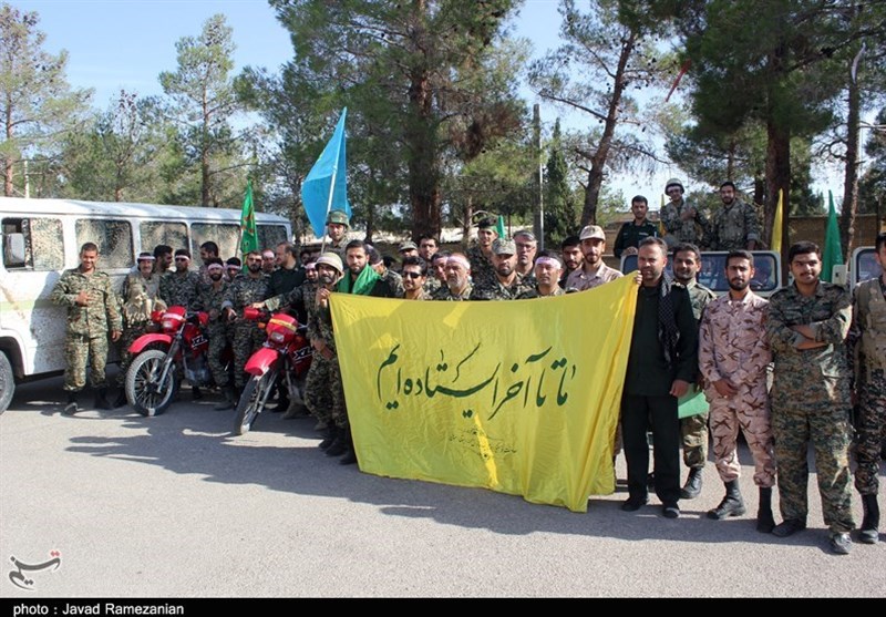سمنان| روایت تصاویر از اعزام نمادین رزمندگان به جبهه های حق علیه باطل در دامغان
