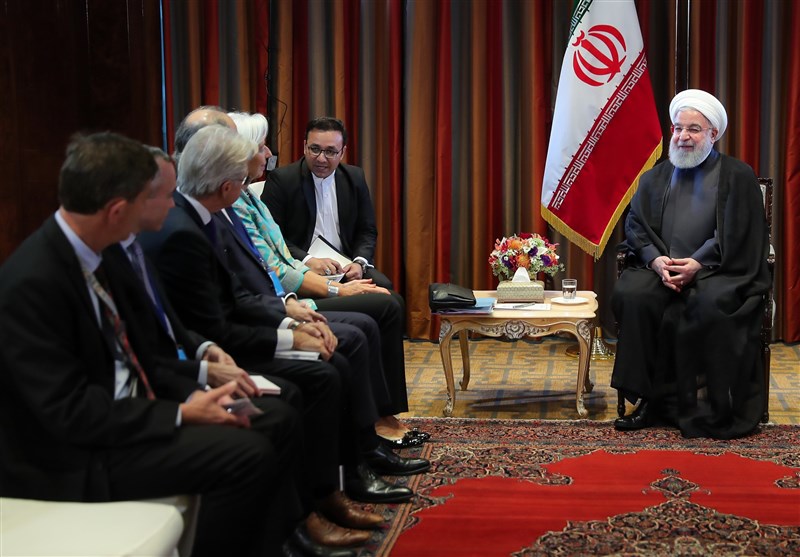 روحانی در دیدار مدیر اجرایی صندوق بین‌المللی پول: مسئولیت اصلی صندوق حمایت از اعضایش در برابر تحریم‌های بانکی و پولی است