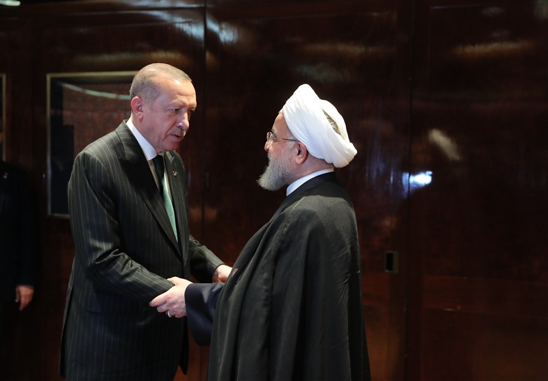 رایزنی روحانی و اردوغان درباره مسائل منطقه‌ای و بین‌المللی در نیویورک