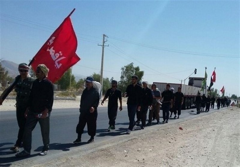 بوشهر| پیاده‌روی اربعین از کنگان تا کربلا آغاز شد