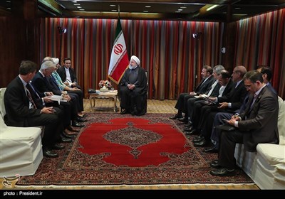 دکتر روحانی در دیدار مدیر اجرایی صندوق بین المللی پول