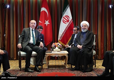 دکتر روحانی در دیدار رییس جمهور ترکیه