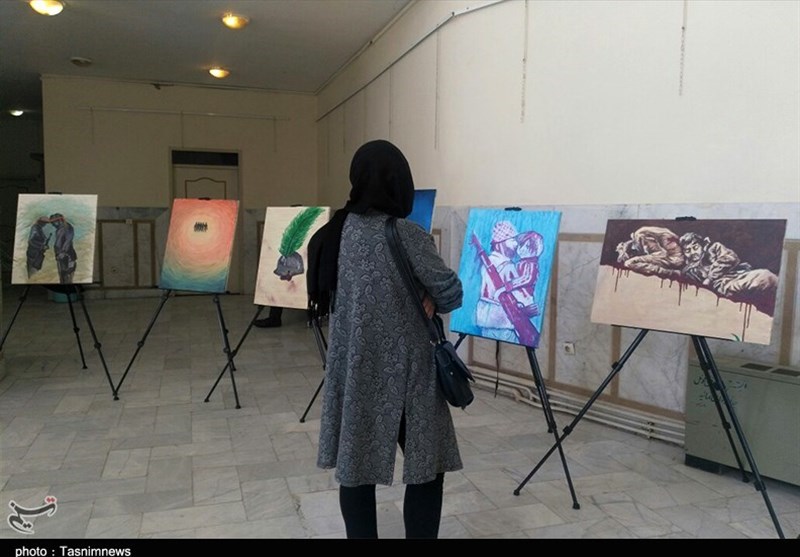 نمایشگاه نقاشی کودک در فرهنگسرای اشراق
