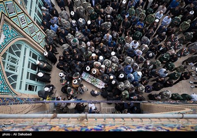 مراسم تشییع شهید حادثه تروریستی اهواز در سبزوار