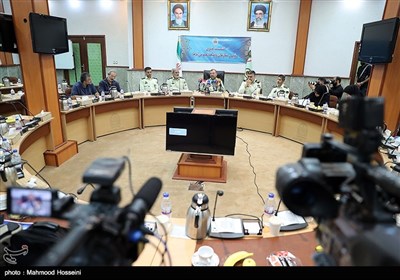 نشست خبری سردار بهرام نوروزی رئیس سازمان وظیفه عمومی ناجا