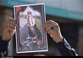 خوزستان| آئین بزرگداشت شهید «زرافشان» در مسجدسلیمان برگزار شد