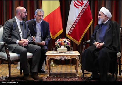 دکتر روحانی در دیدار نخست وزیر بلژیک