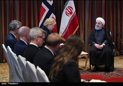 دکتر روحانی در دیدار نخست وزیر نروژ