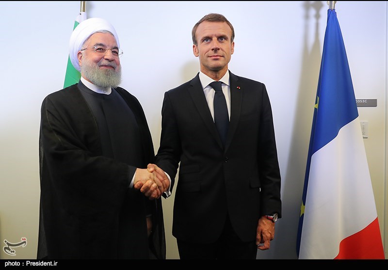 رئیسا ایران وفرنسا یؤکدان على تعزیز التعاون الاقتصادی والمصرفی