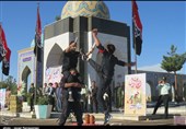 روایت تصاویر از تجدید میثاق با شهدای دفاع مقدس و نمایش آمادگی رزمی بسیجیان در دامغان