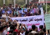 عراق| تظاهرات مجدد در بصره ؛ تاکید بر لزوم بهبود خدمات