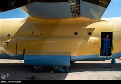 اورهال هواپیمای سی 130 و ایلوشین روسی در پایگاه هوایی شهید دوران شیراز
