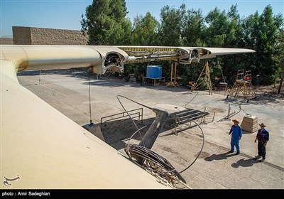 اورهال هواپیمای سی 130 و ایلوشین روسی در پایگاه هوایی شهید دوران شیراز