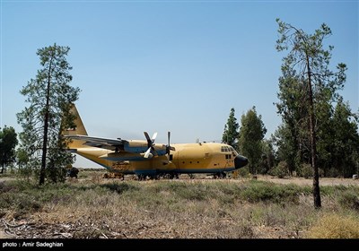 اورهال هواپیمای سی 130 و ایلوشین روسی در پایگاه هوایی شهید دوران شیراز