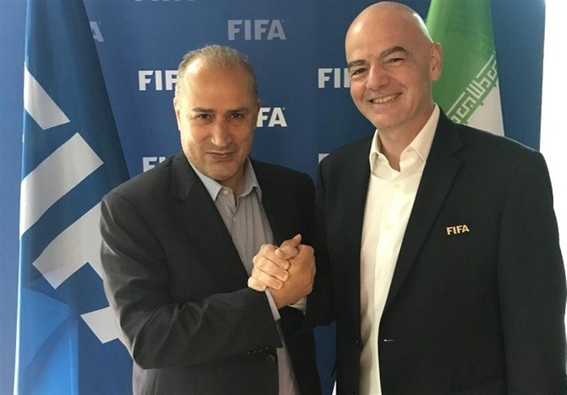 Mehdi Taj Meets with FIFA President Infantino