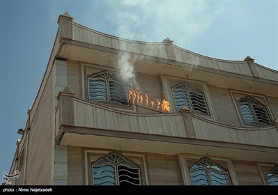مانور آتش نشانی - مشهد