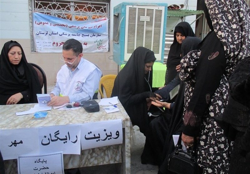 ارائه خدمات امدادی به زائران اربعین حسینی در مرز مهران+فیلم
