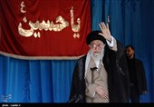 حضور رهبر معظم انقلاب در اجتماع عظیم بسیجیان در ورزشگاه آزادی