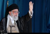 حضور رهبر معظم انقلاب در اجتماع عظیم بسیجیان در ورزشگاه آزادی