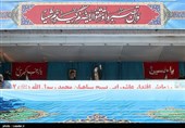 حضور رهبر معظم انقلاب در اجتماع عظیم بسیجیان در ورزشگاه آزادی