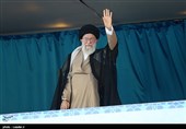 حضور رهبر معظم انقلاب در اجتماع عظیم بسیجیان در ورزشگاه آزادی