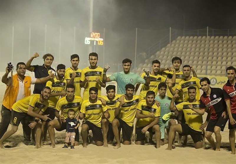 بوشهر| قهرمانی زود هنگام تیم فوتبال ساحلی پارس جنوبی