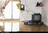 سیلاب و آب گرفتگی منازل در رودسر گیلان