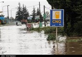 سیلاب و آب گرفتگی منازل در رودسر گیلان