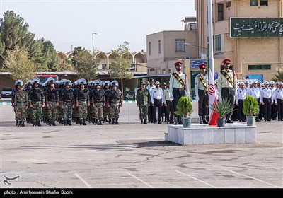 صبحگاه مشترک نیروی انتظامی - یزد