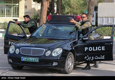 صبحگاه مشترک نیروی انتظامی - اصفهان 