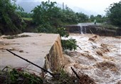 گزارش جاری شدن سیل و طغیان رودخانه‌ها در گیلان+فیلم