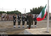 خوزستان|صبحگاه مشترک نیروهای مسلح هندیجان به روایت تصاویر