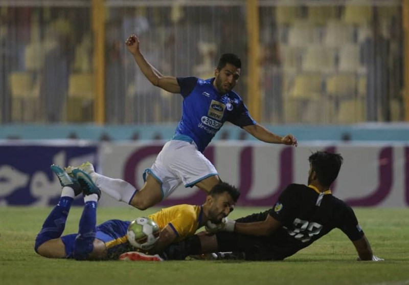 خوزستان| درگیری بازیکنان استقلال و نفت مسجدسلیمان در پایان بازی