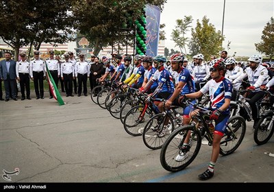 همایش دوچرخه سواری همیاران پلیس به مناسبت هفته ناجا