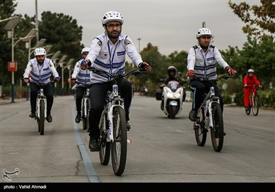 همایش دوچرخه سواری همیاران پلیس به مناسبت هفته ناجا